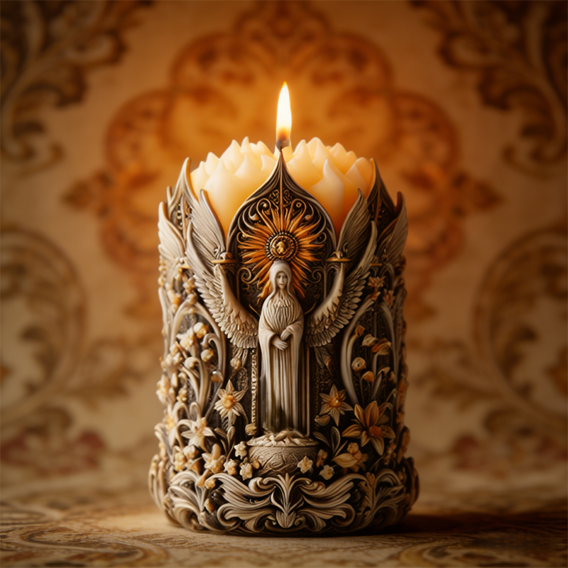 Candle Making Vinings - Angel and Flower Themed Candle Silicone