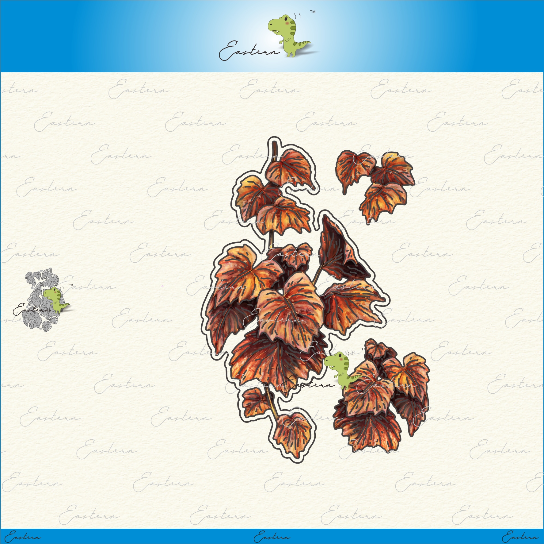 Candle Making Vinings - Autumn Vines Die Set metal cutting