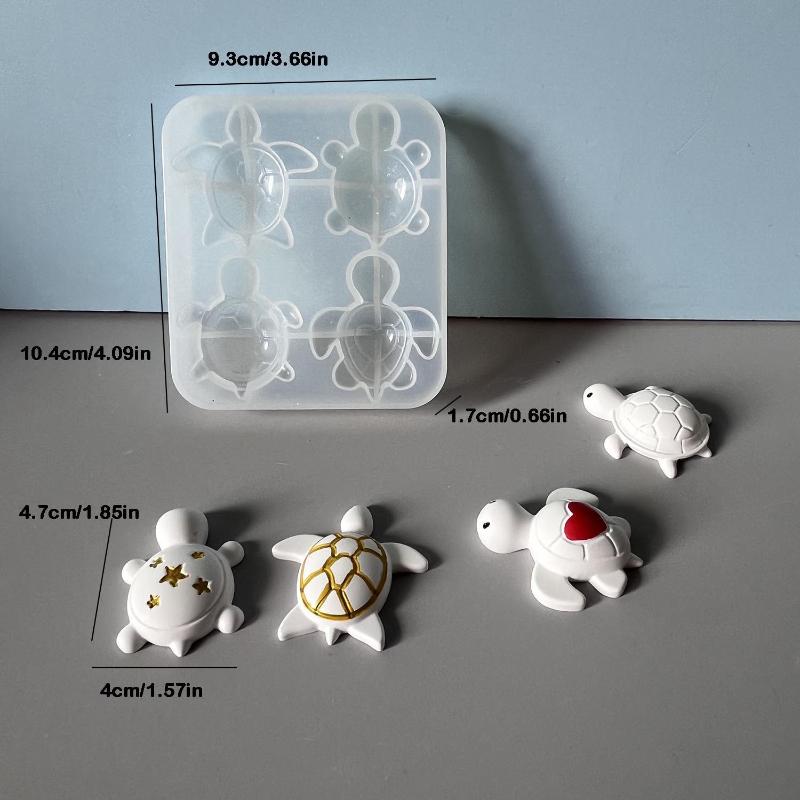 Candle Making Design - Turtle Shape Silicone Mould Set, Creative