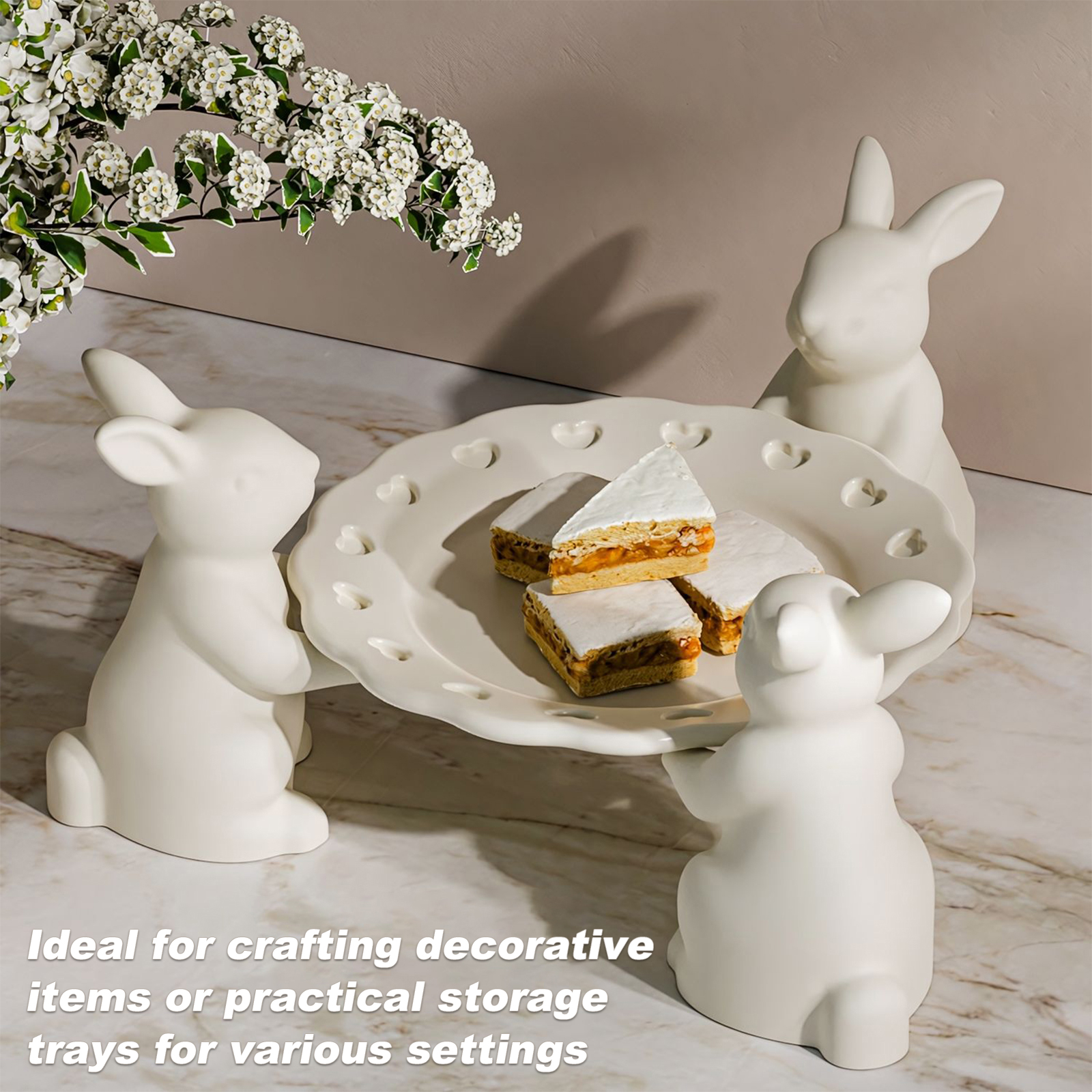 Candle Making Moulds - Big Rabbit Silicone Molds 3D Cute