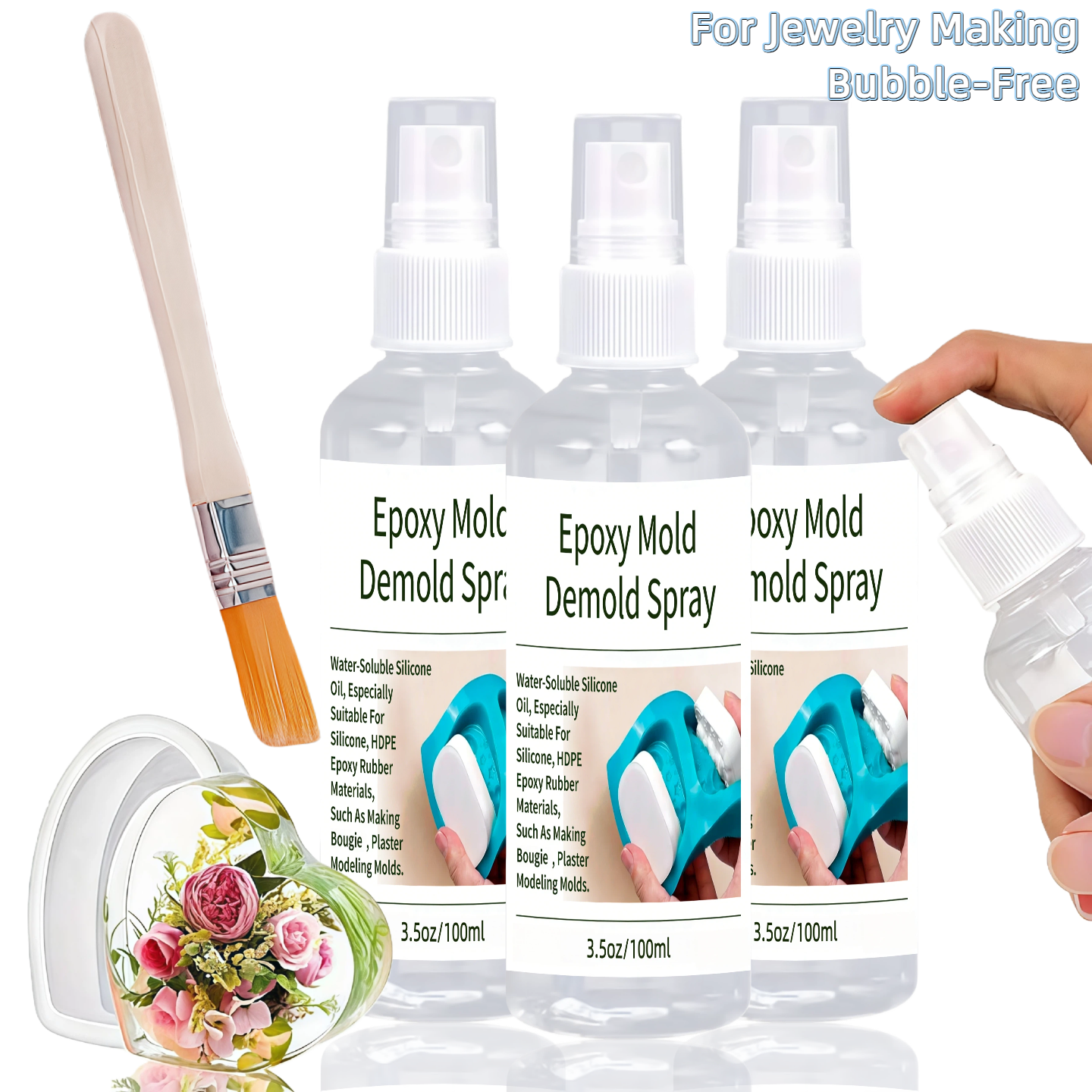Epoxy Mold Demold Spray, Fast- - Candle Mold Silicone avis et prix
