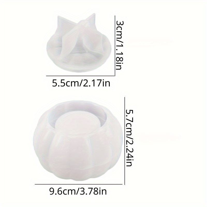 2pcs Pumpkin Jar Silicone Mold - Candle Mold Silicone avis et prix