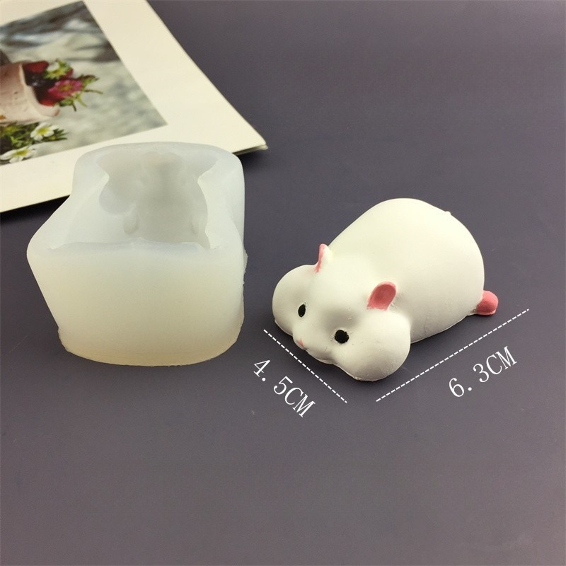 DIY Cute Hamster Mold Chocolat - Candle Mold Silicone avis et prix