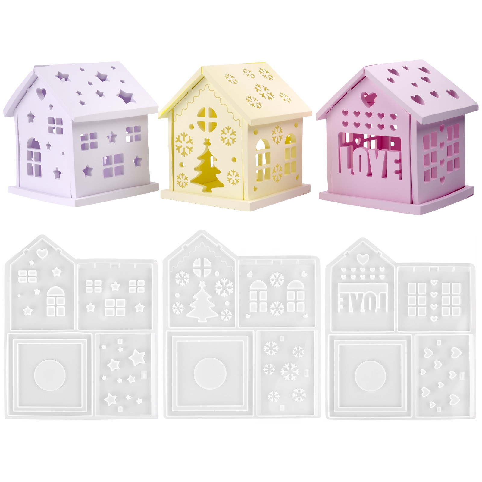 3D House Silicone Mold DIY Chr - Candle Making Equipment avis et prix