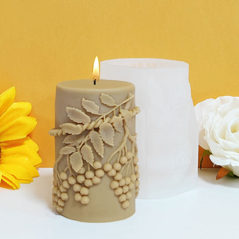 Vine Green Leaf Berry Relief-S - Candle Making Vinings avis et prix