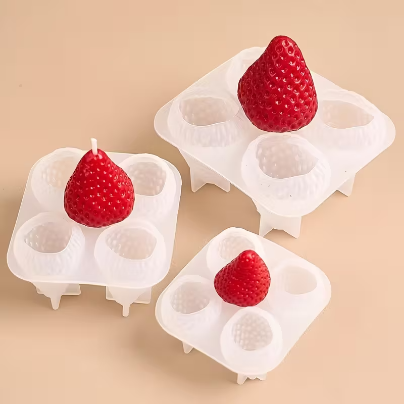 Strawberry Silicone Candle Mol - Candle Making Equipment avis et prix
