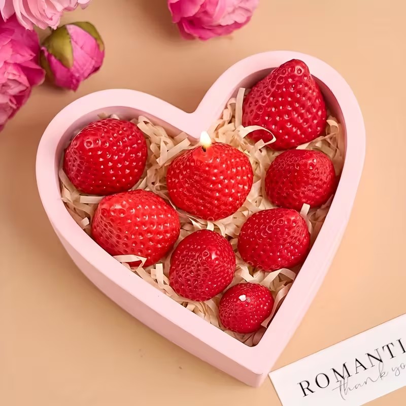 Strawberry Silicone Candle Mol - Candle Making Equipment avis et prix