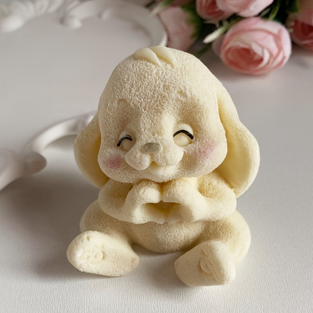 1pc Adorable Rabbit Resin Sili - Candle Mold Silicone avis et prix