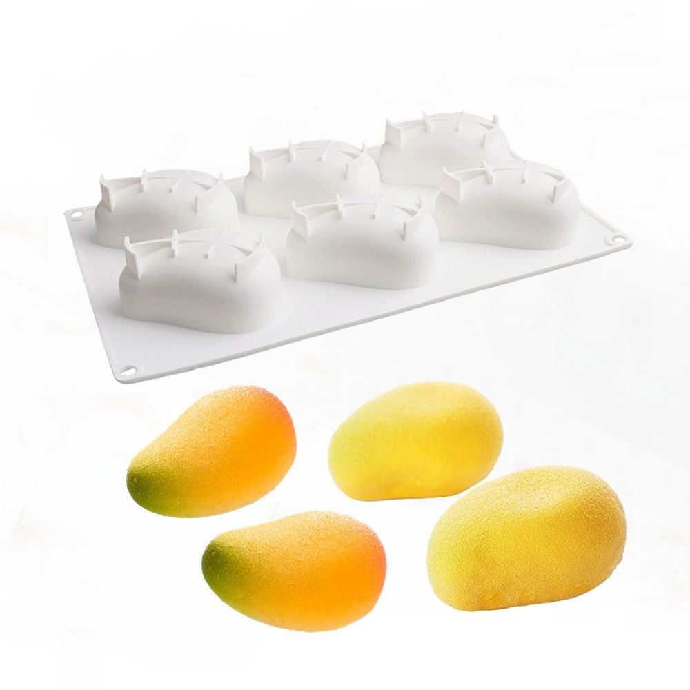 6 Cavity Mango Shaped Cake Mol - Candle Making Equipment avis et prix