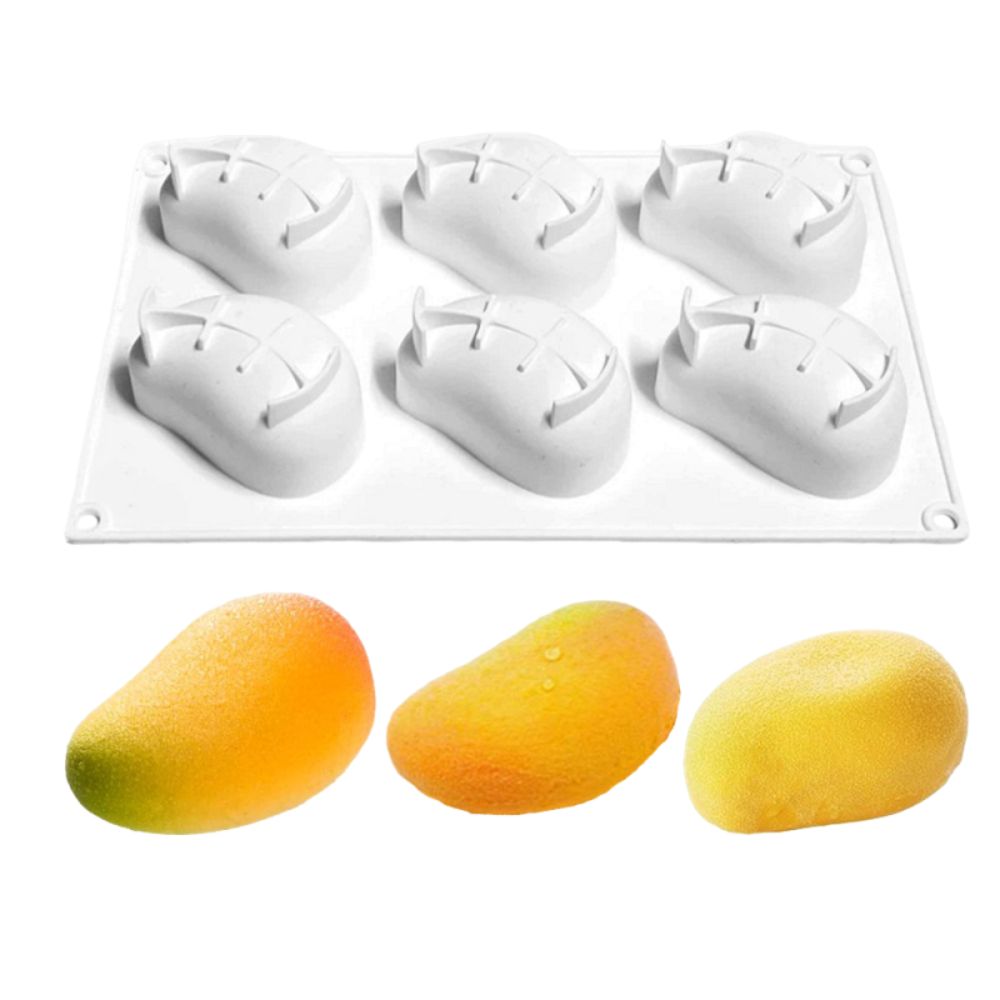 6 Cavity Mango Shaped Cake Mol - Candle Making Equipment avis et prix