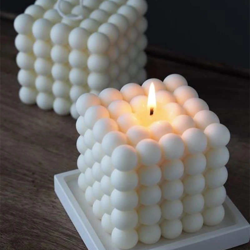 Large Bubble Cube Candles Sili - Candle Mold Silicone avis et prix