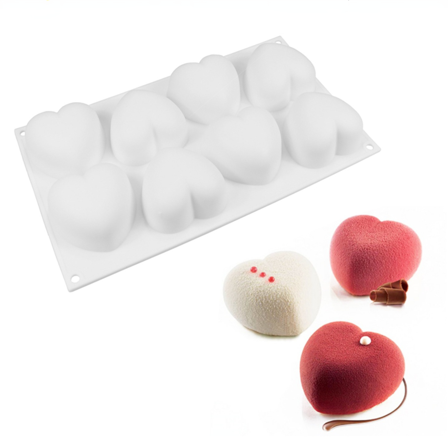Love Heart Silicone Soap Mold  - Candle Making Equipment avis et prix