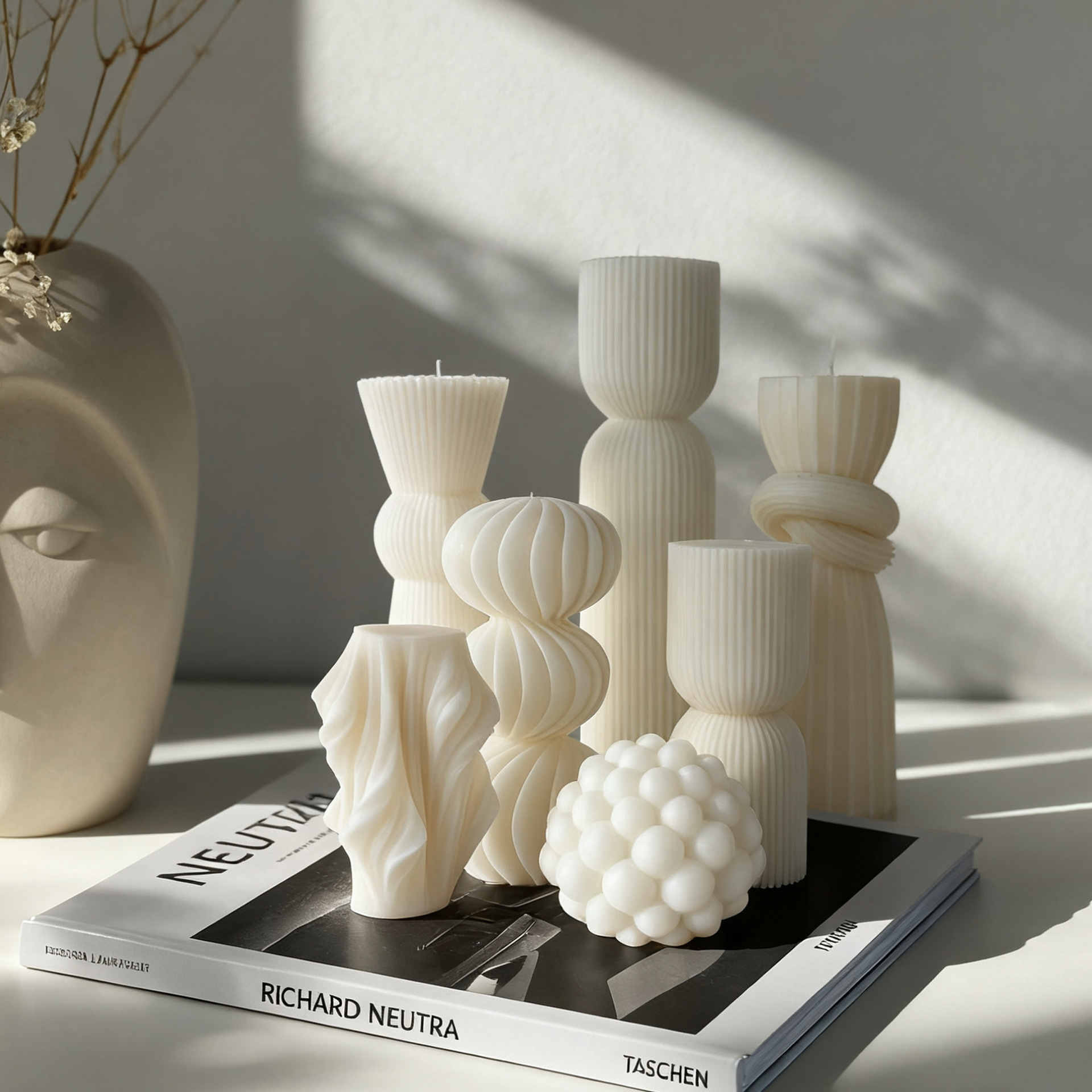 Nordic Minimalist White Scente - Candle Making Design avis et prix