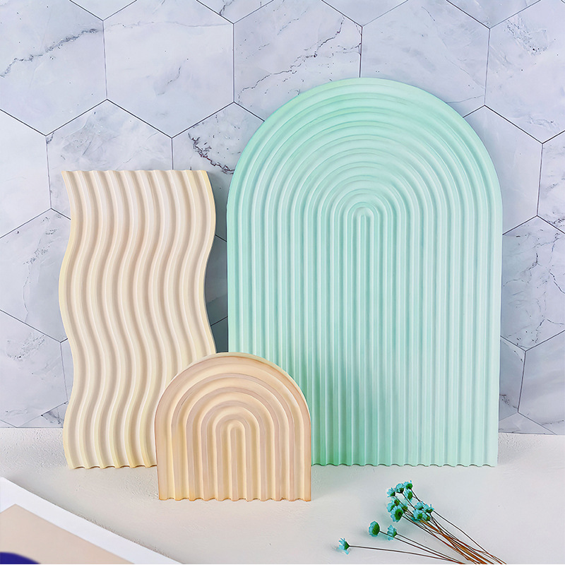 DIY Striped Wave Tray Mold For - Candle Mold Silicone avis et prix