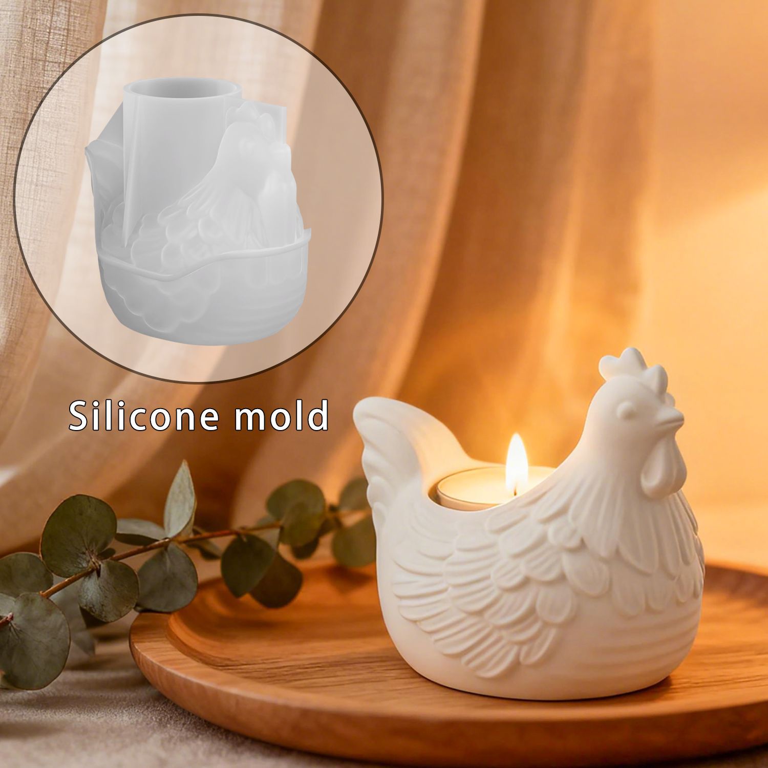 DIY 3D Little Chicken Candle H - Candle Mold Silicone avis et prix