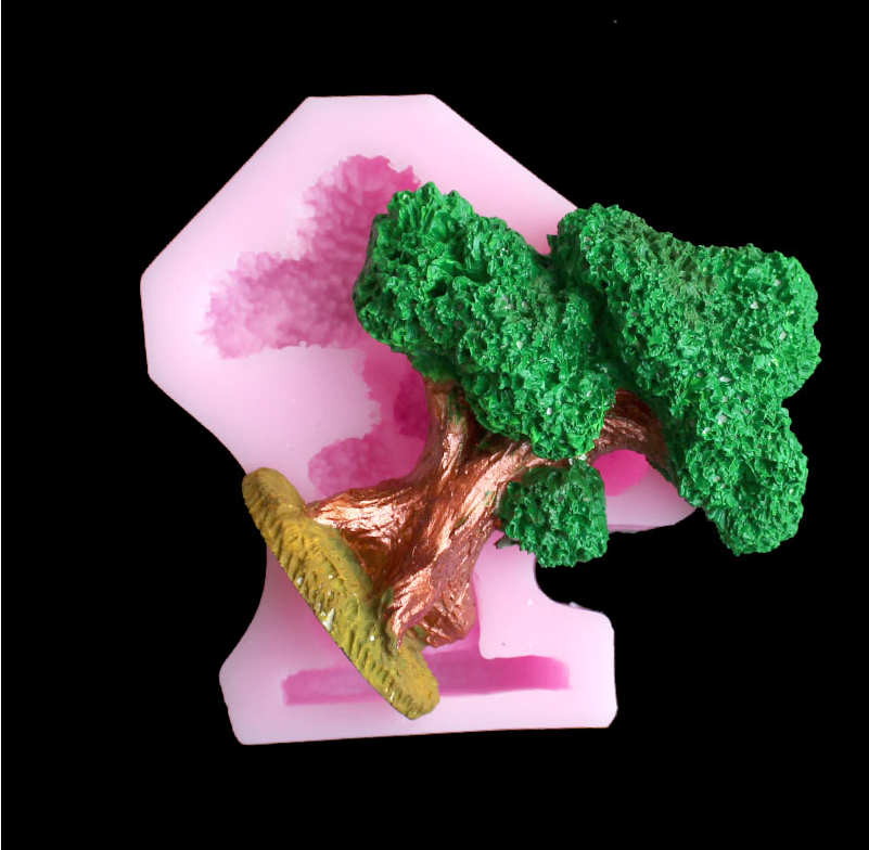 Pine tree silica gel mold DIY  - Candle Mold Silicone avis et prix