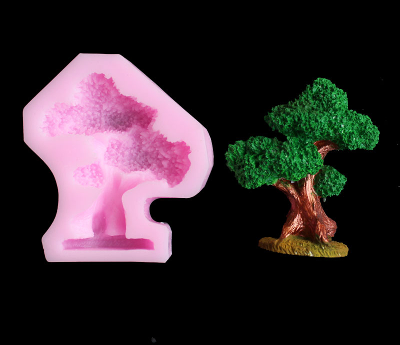 Pine tree silica gel mold DIY  - Candle Mold Silicone avis et prix