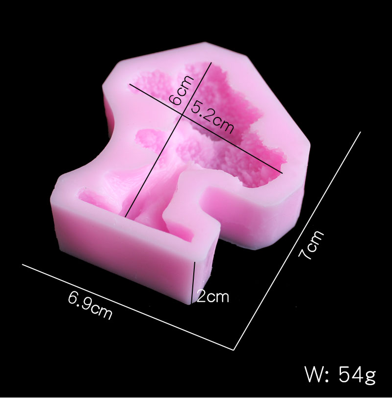 Pine tree silica gel mold DIY  - Candle Mold Silicone avis et prix