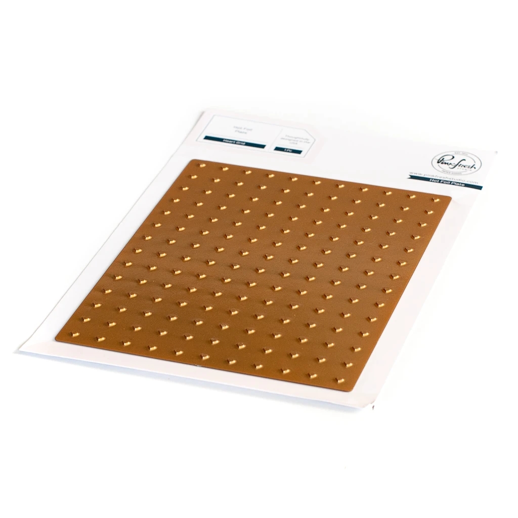 New Hot Foil Plate Heart Grid  - Candle Making Vinings avis et prix