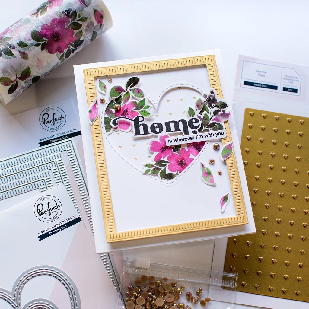 New Hot Foil Plate Heart Grid  - Candle Making Vinings avis et prix
