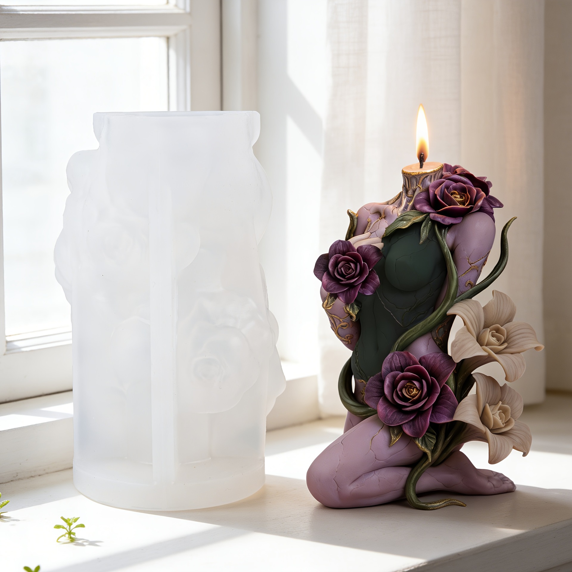 3d Flower Vine on Body Silicon - Candle Making Vinings avis et prix