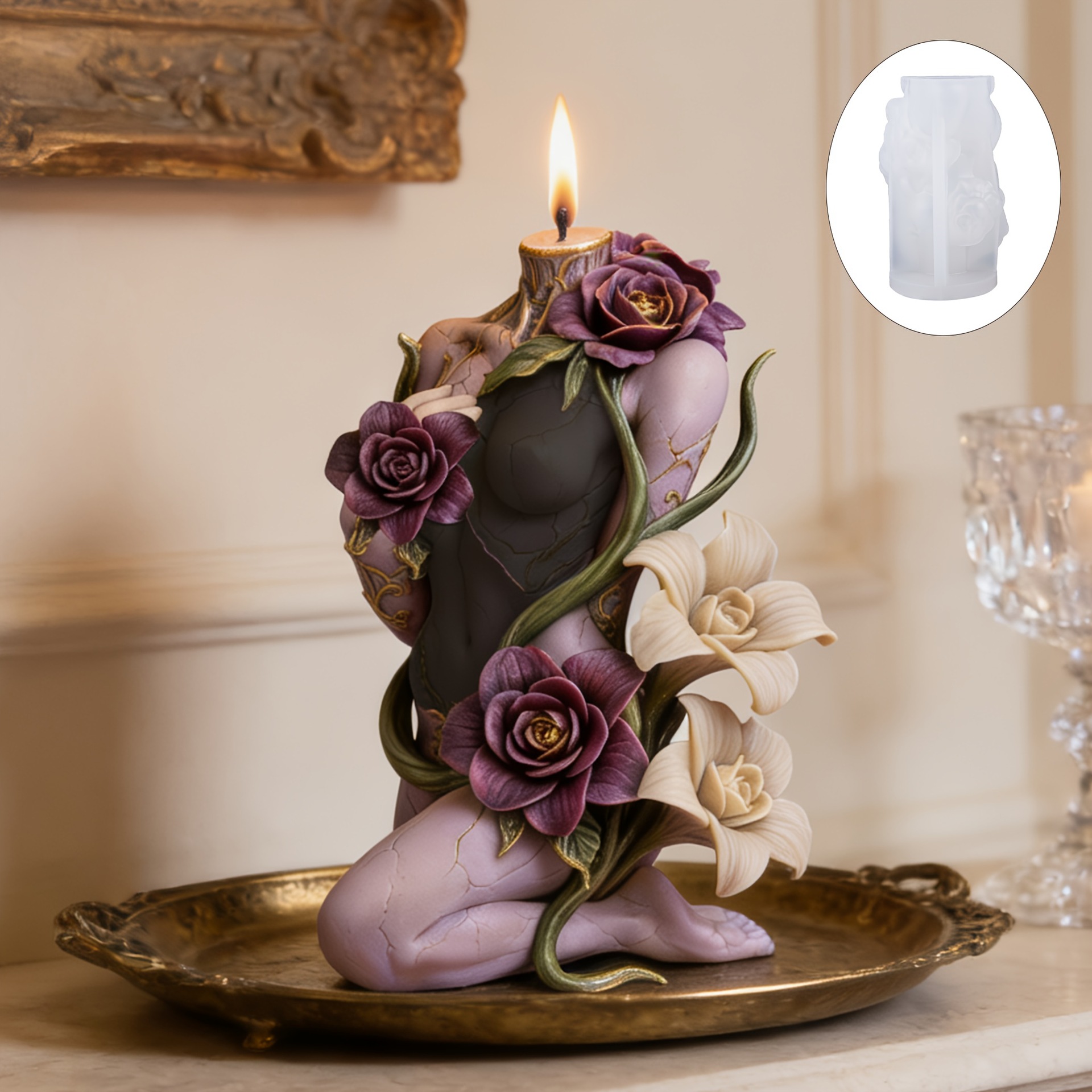3d Flower Vine on Body Silicon - Candle Making Vinings avis et prix