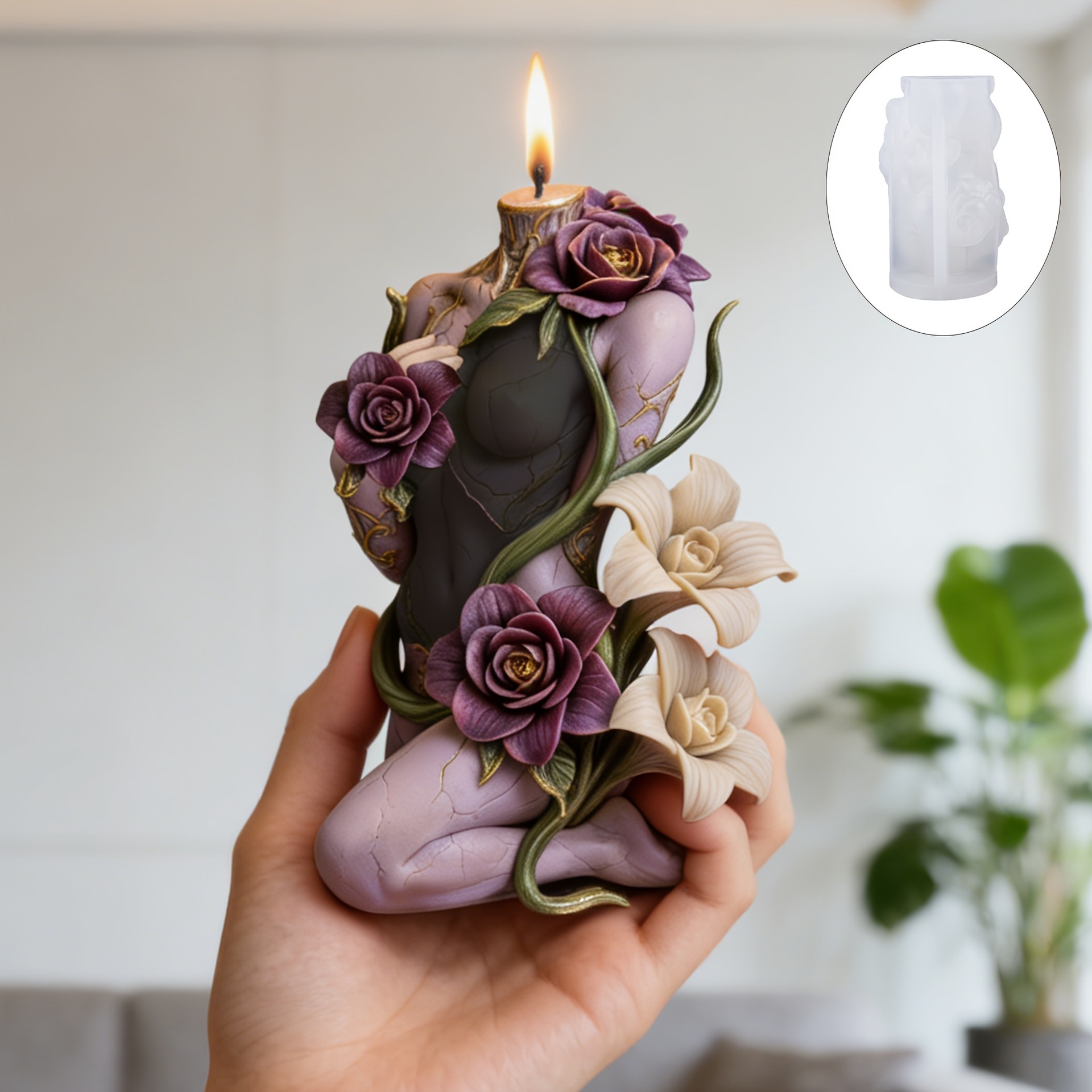 3d Flower Vine on Body Silicon - Candle Making Vinings avis et prix