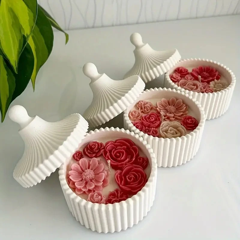 1 Set Silicone Candle Jar Mold - Candle Mold Silicone avis et prix