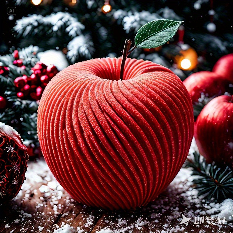 A trendy red apple silicone mo - Candle Making Equipment avis et prix