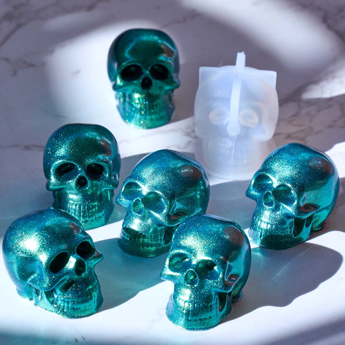 Halloween Ornament Mini Skull  - Candle Mold Silicone avis et prix
