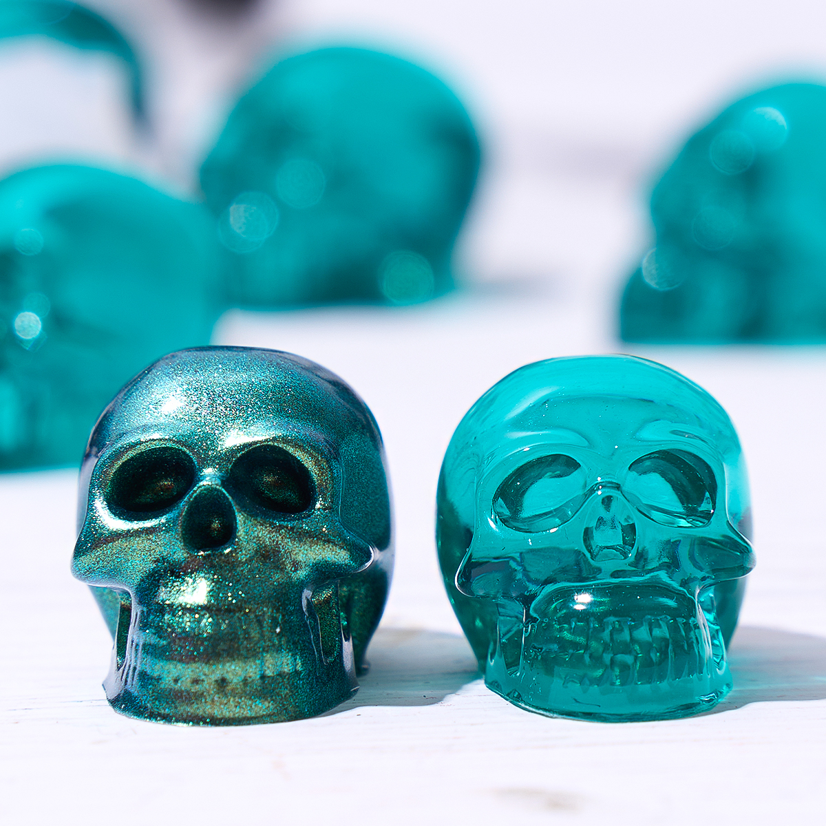 Halloween Ornament Mini Skull  - Candle Mold Silicone avis et prix
