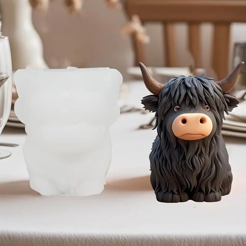Alpine Cow Candle Mold - Epoxy - Candle Mold Silicone avis et prix
