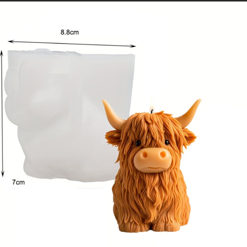 Alpine Cow Candle Mold - Epoxy - Candle Mold Silicone avis et prix
