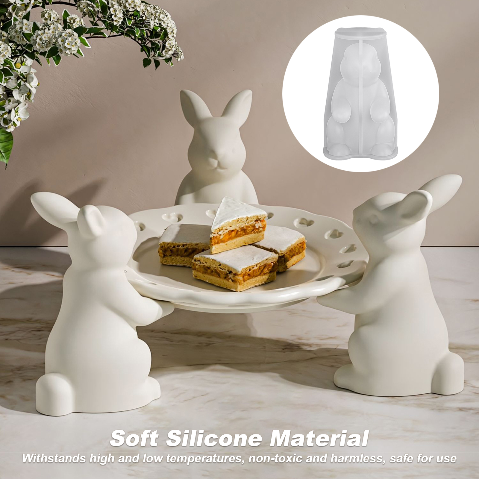 Big Rabbit Silicone Molds 3D C - Candle Making Moulds avis et prix