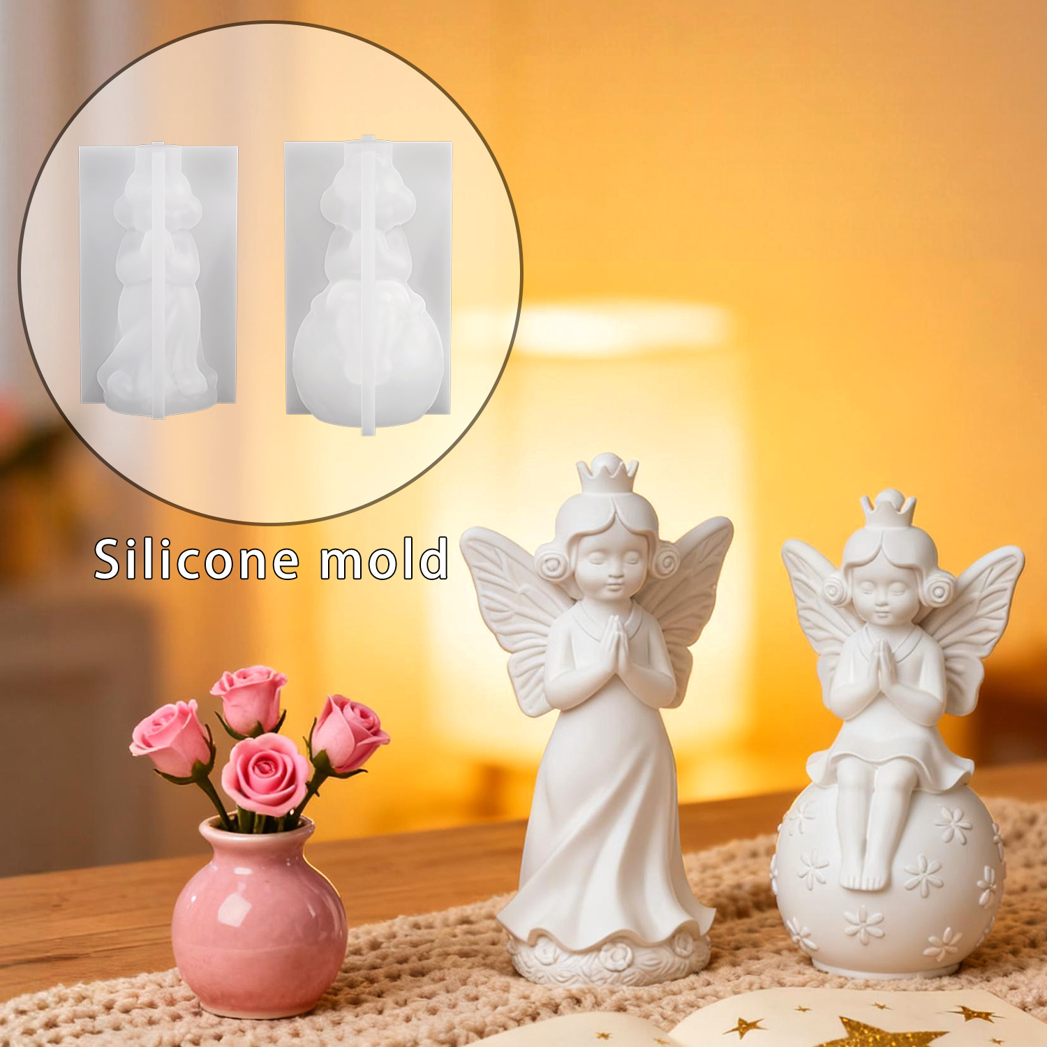 DIY Butterfly Girl Figurine Ep - Candle Mold Silicone avis et prix